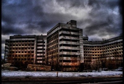 Ховринская заброшенная больница, Московская область