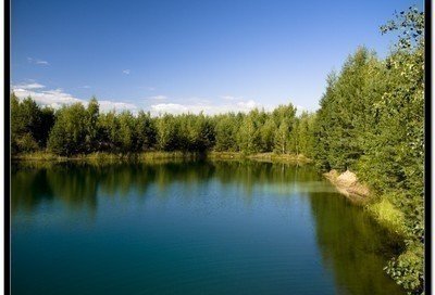 Белая гора и Голубое озеро, Воскресенск