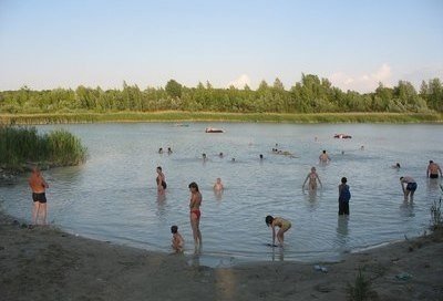 Пляж у Мелового озера, Воронеж