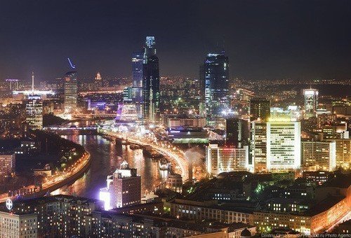 Огни большого города (автобусная экскурсия по вечерней Москве)